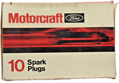 Motorcraft Ford spark plugs AGS32C 10 pack stock # 36 NOS new old stock