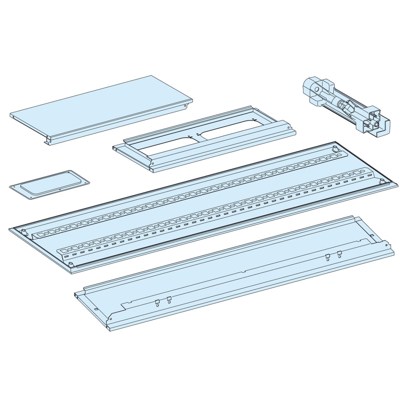 PrismaSet surface-mounted distributor 1750x600x260mm LVS08309