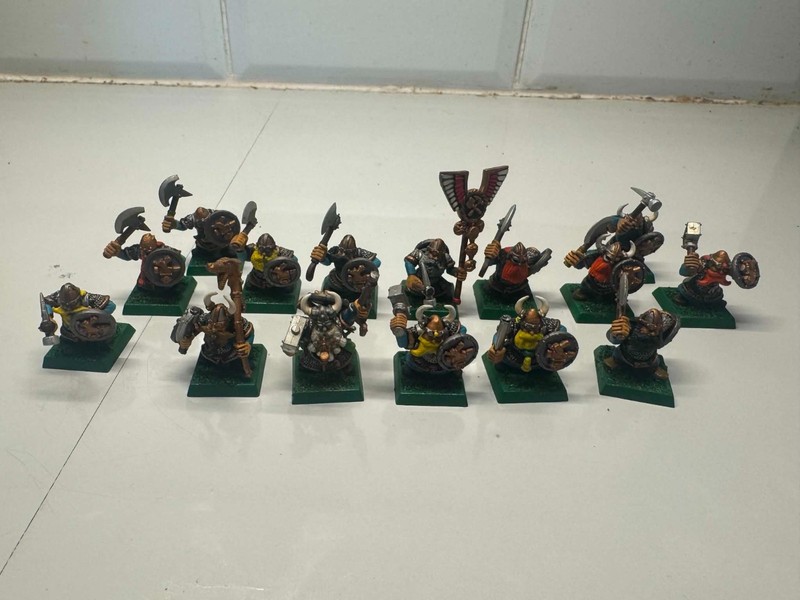 Chaos Dwarfs Marauder Warriors - Plastic Miniatures