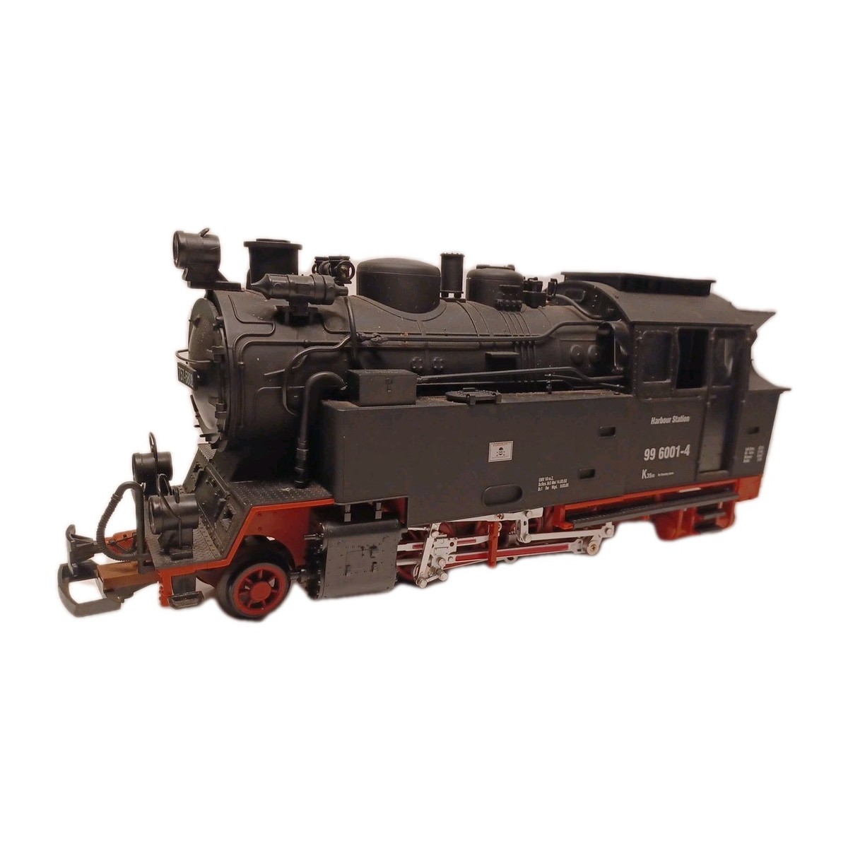 Newqida 99 6001-4 Harbour Station Locomotive G Gauge Garden