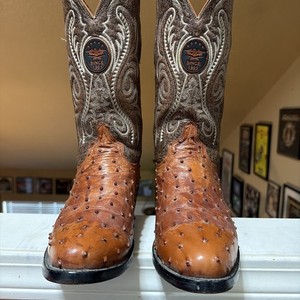 El General Ostrich Boots | eBay display picture 1