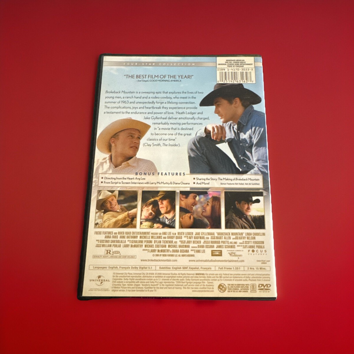 Brokeback Mountain (Full Screen Edition) DVD Heath Ledger