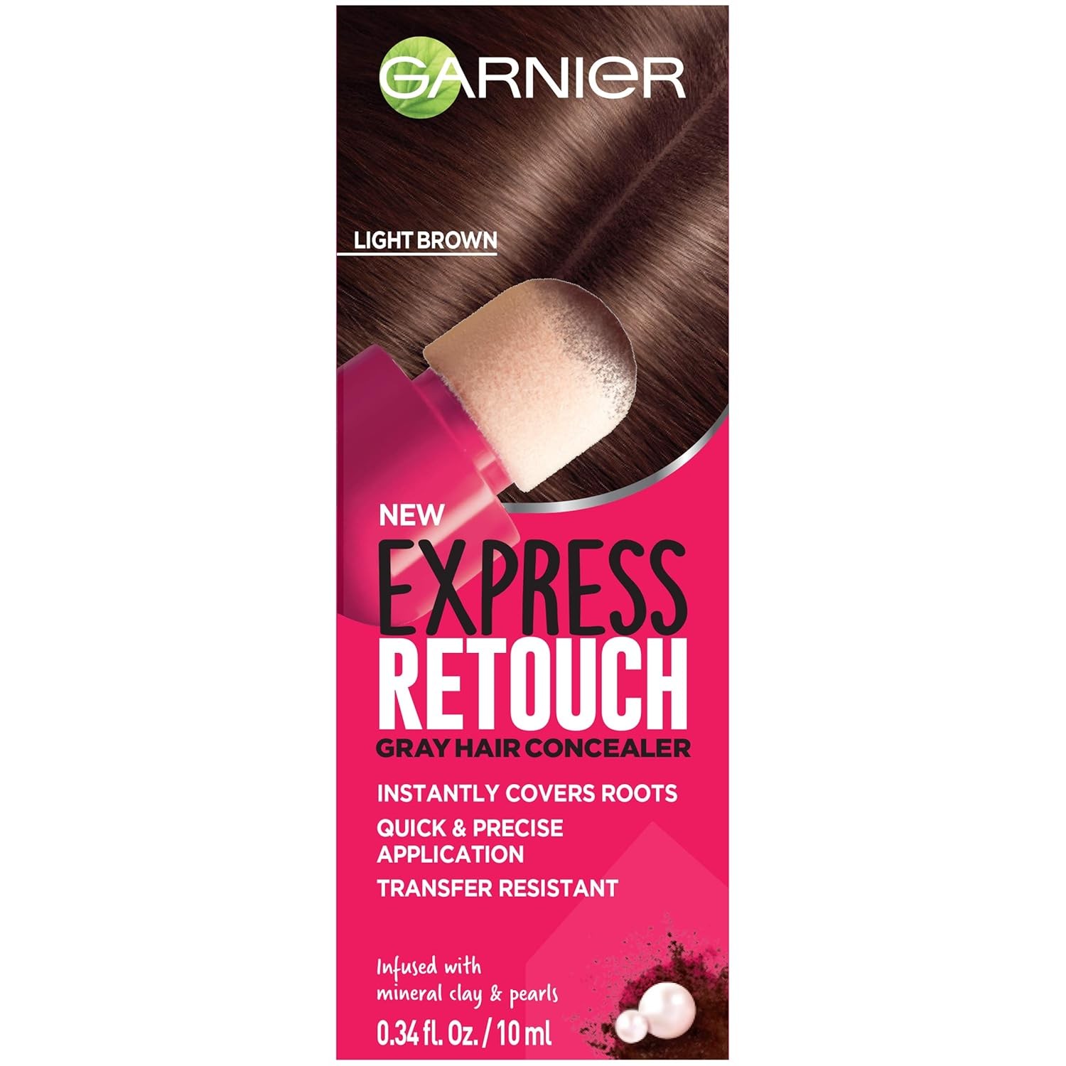 Express Retouch Gray Hair Concealer, Instant Gray Coverage, 