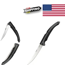 Durable Folding Fillet Knife 6.5 Inch Corrosion Resistant Blade for Fishing