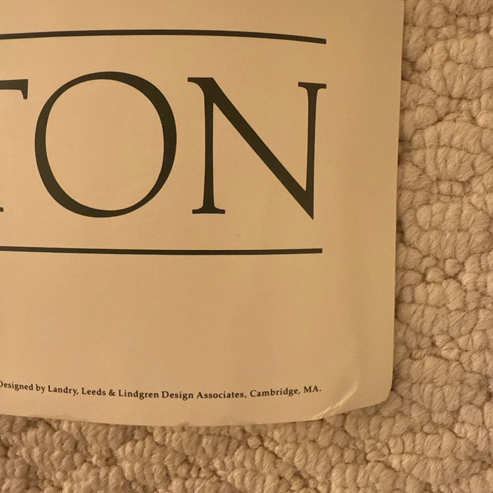 PÓSTER CLAUDE MONET NIEVE EN EL MUSEO DE BELLAS ARTES ARGENTEUIL BOSTON 1984 Foto 3 de 4