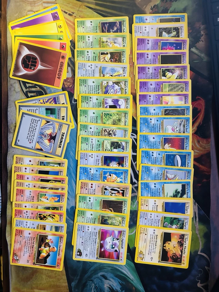 Complete Pokémon Gym Challenge Common Uncommon Set NM-LP WOTC Vintage Original - Image 3 of 3