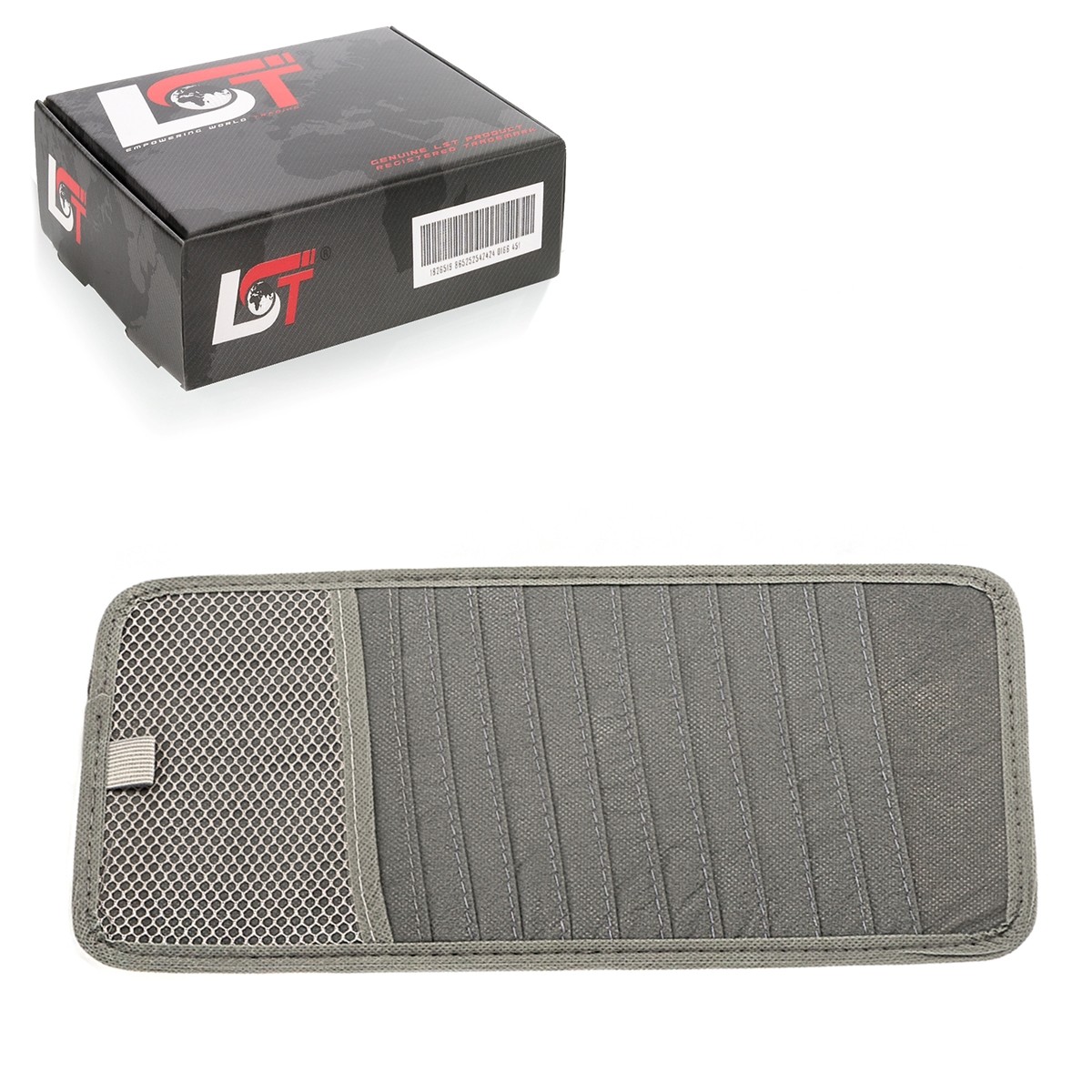Cd Dvd 12 Sun Visor Bag Organizer Holder Gray for CITROEN