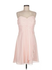 David's Bridal Women Pink Cocktail Dress 9