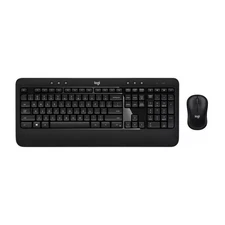 Logitech Advanced Wireless Keyboard and Mouse Combo Desktop - Black