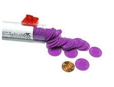 Koplow Games Purple Mini Poker Chip 7/8In Tube of 50Ea 