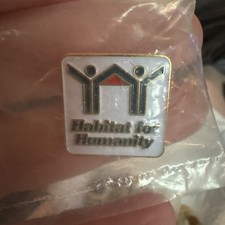 Habitat for Humanity Pin Enamel Non Profit Organization Housing Hat Lapel New