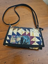 Vintage Donna Sharp Patchwork Quilted Crossbo...