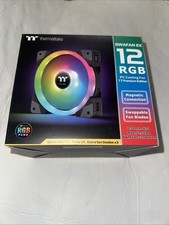Thermaltake SWAFAN EX12 RGB 120mm Case Fan - Black (3-Pack)