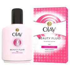 Olay Face & Body Moisturising Beauty Fluid 100ml 24hr Lightweight Moisturisation