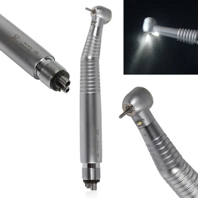 YABANGBANG Dental Handstück Turbine High Speed LED Fiber Optic E-generator Handpiece 4Loch