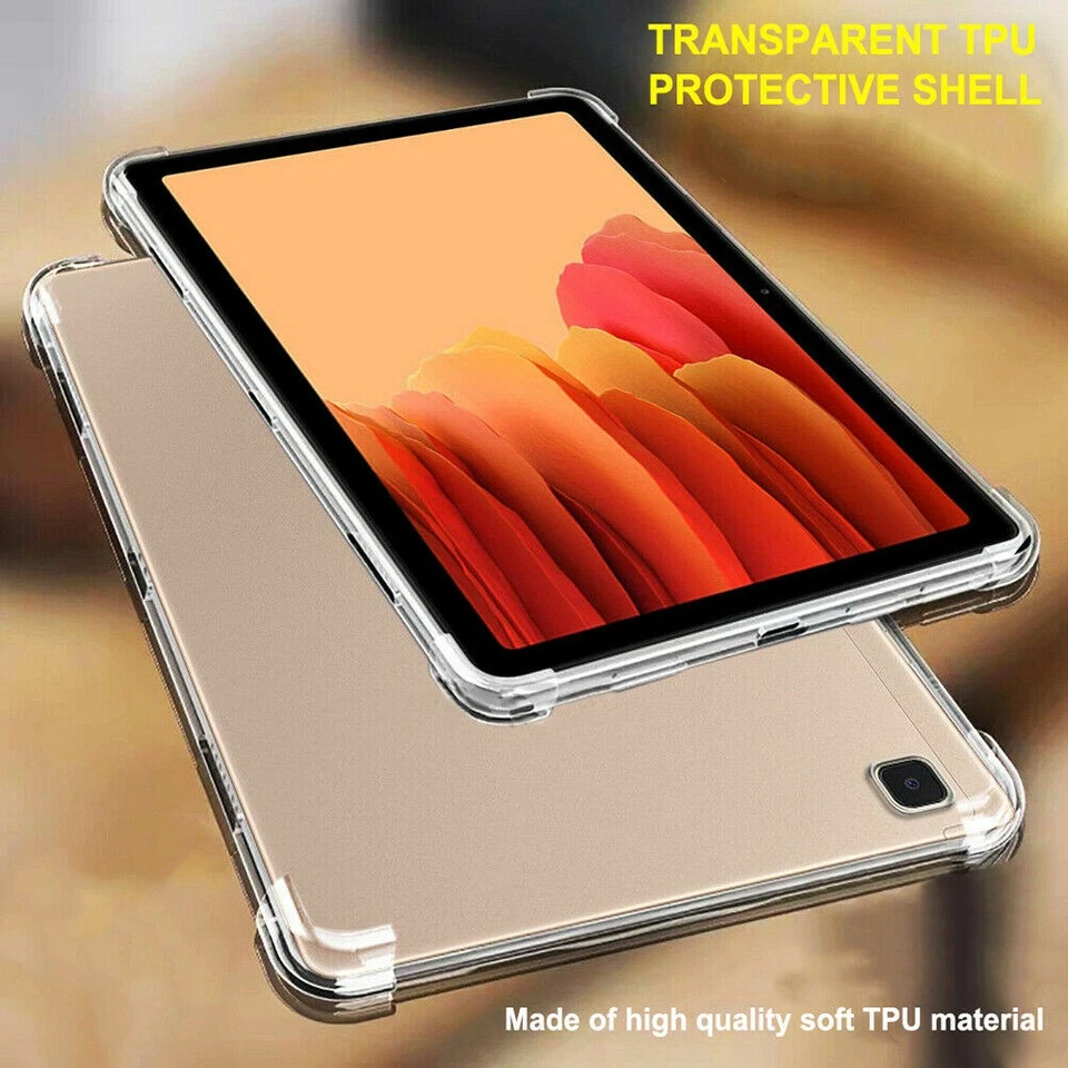 Heavy Duty Case Cover For Samsung Galaxy Tab A7 A7 Lite Tablet Clear Shockproof - Image 3 of 4