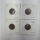 Lot of 4 Lincoln Wheat Cent Penny 1926-D 1927-S 1928-D 1933-D #5