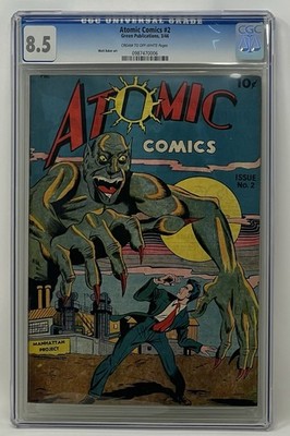 Atomic Comics #2 CGC 8.5 1946 Matt Baker art | eBay