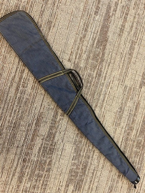 Винтажный лоскутный синий джинсовый чехол Red Head для дробовика винтовки ружья 48 дюймов ретро - Изображение 2 из 4