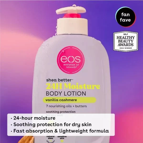 eos Shea Better Body Lotion - Vanilla Cashmere, for Dryness, 16 fl oz 4 PACK - Image 4 of 4