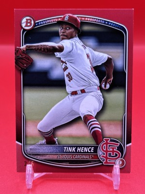 Tink Hence 2025 Bowman Paper Red /5 #BP-101