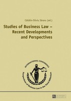 Studies Of Business Law - Recent Developments And Perspectives Sararu Buch 2013