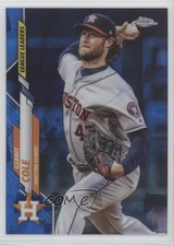 2020 Topps Chrome Sapphire Edition League Leaders Gerrit Cole #2 fm0