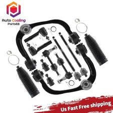 2WD Front Upper Control Arms Ball Joint Sway Bar Tierod for 2004-2005 Ford F-150