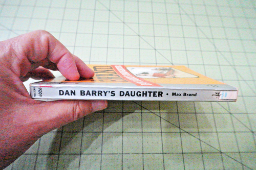 DAN BARRY'S DAUGHTER BY MAX BRAND 1960 VINTAGE POCKET BOOKS PULP WESTERN PB - Picture 3 of 3