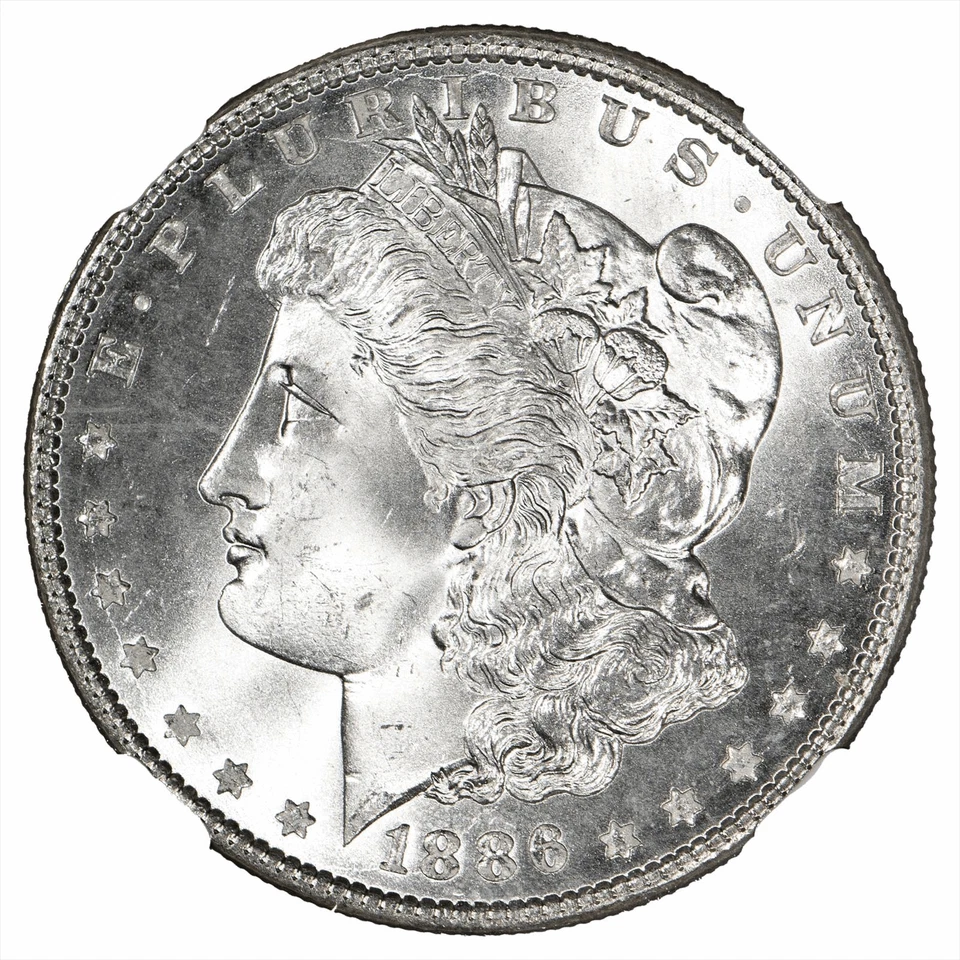 1886 Morgan Silver Dollar $1 NGC MS 67 - Image 3 of 4