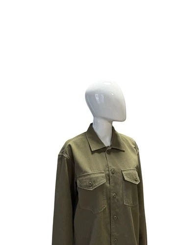 Tellason Military Jacket Men's 100% Cotton Field Utility Pockets Coverall Size S image 3