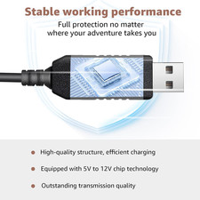 USB to DC3.5 Radar Detector Power Cable,Compatible with Cobra RAD 480i,350,38...