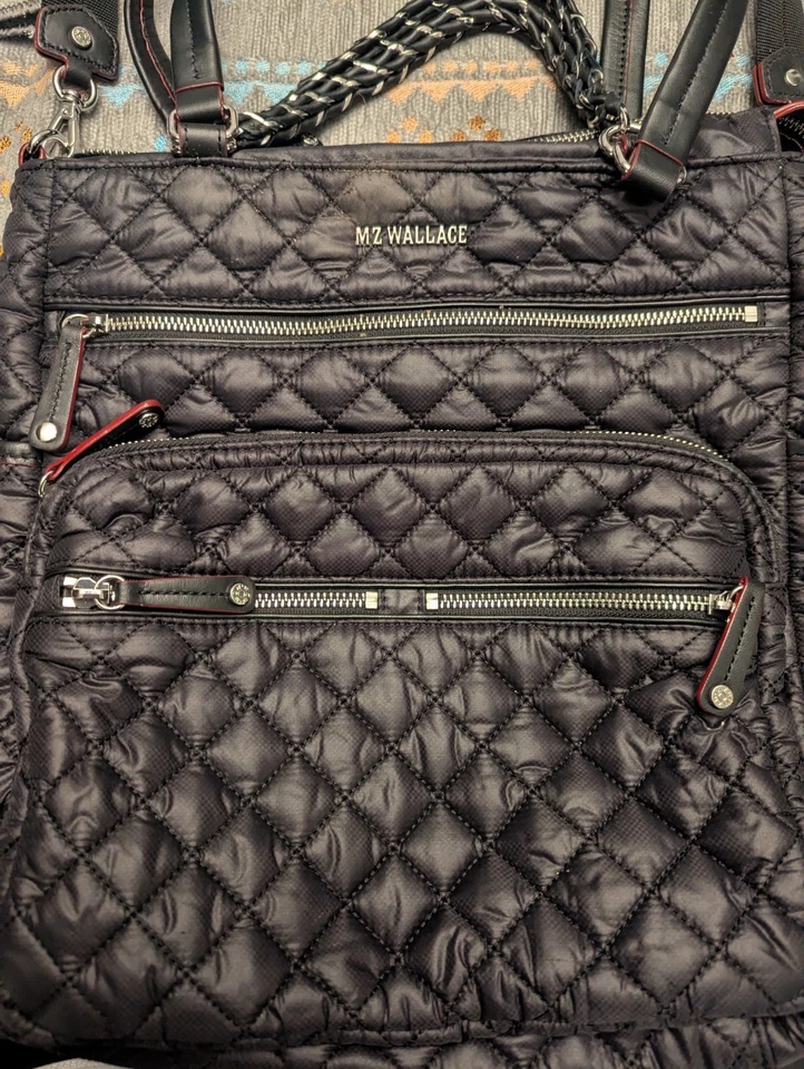 MZ WALLACE Crosby Magazine Quilted Shoulder Bag NWT - Image 2 of 4