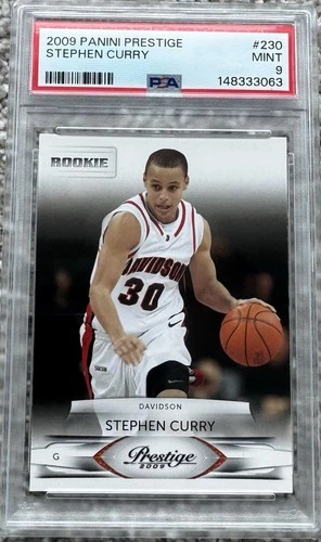 2009 Panini Prestige Stephen Curry Rookie #230 PSA 9 MINT