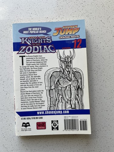RARE Knights of the Zodiac (Saint Seiya) Vol 12 English Manga - Imagen 5 de 8