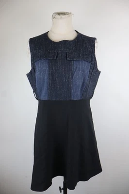 Sportmax Robe Vintage Mi-Longue Sans Manches Femme 44 Cerniera - Photo 1/4