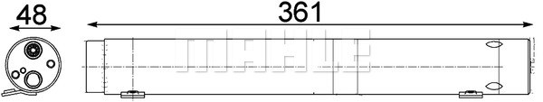 Mahle AD 95 000P Trockner, Klimaanlage FüR MERCEDES-BENZ Sprinter 3,5-T Bus (906-image