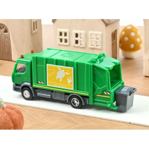 RENAULT RUBBISH TRUCK D 2.1 "PLASTIGAM" 1:43 Norev Camion Modellino Nuovo - Immagine 2 di 4