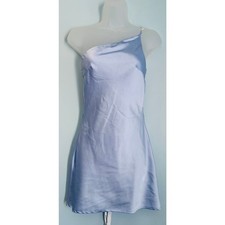 Lucy In The Sky Pearl One Shoulder Mini Dress Blue XS