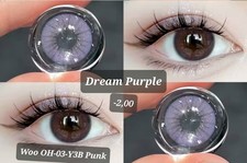 -2,00 Diop. Dream Purple   Lila Kontaktlinsen...