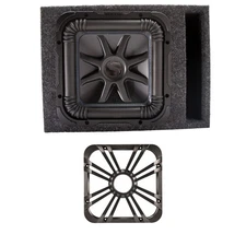 Kicker L7S12 Solo-Baric Subwoofer Vented Box with Charcoal LED Grill