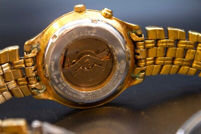 Seiko Kinetic Wristwatch Gold Stainless Steel | eBay