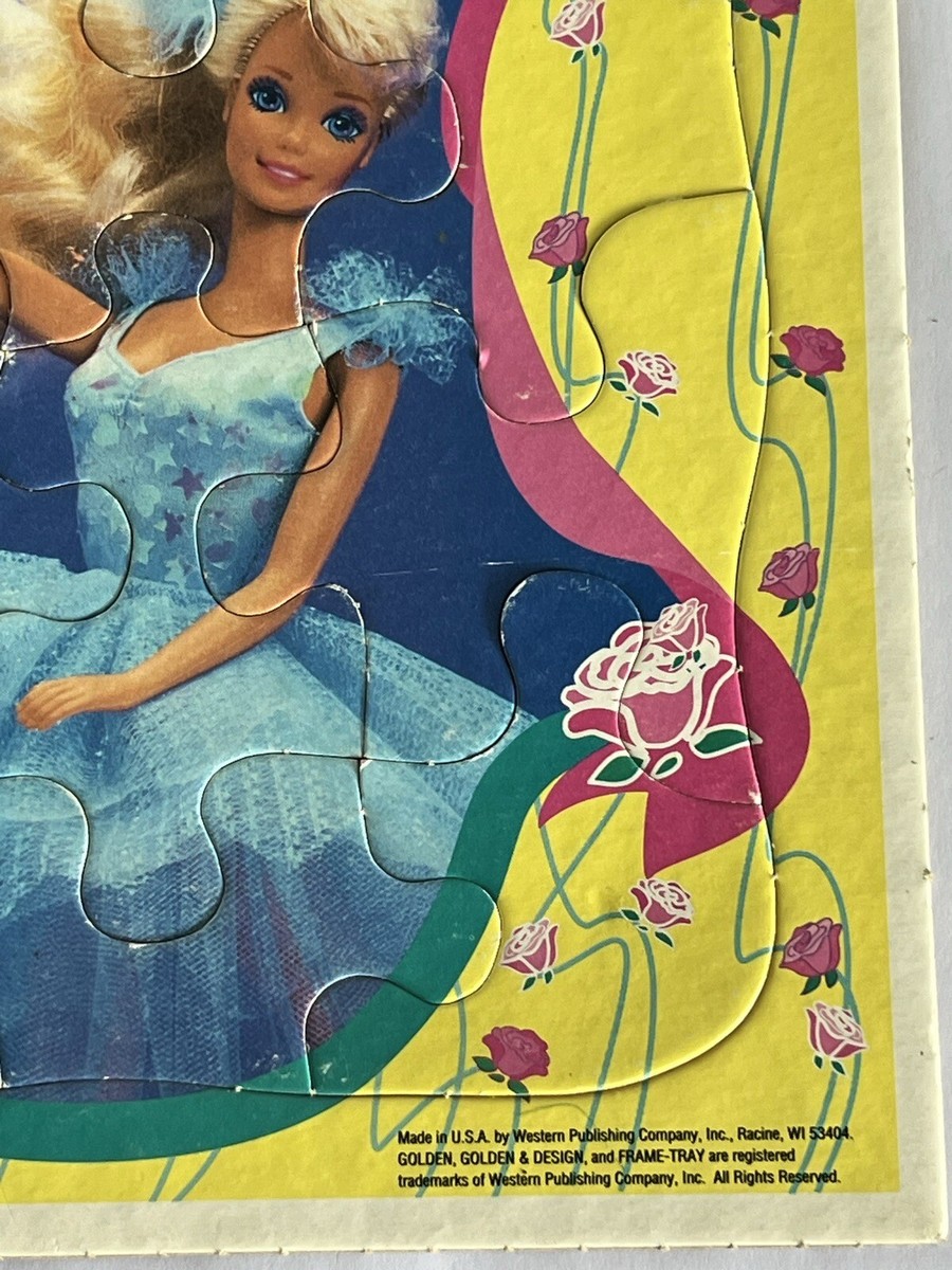 ✨ Barbie Golden Frame-Tray Puzzle Vintage 1993 | eBay