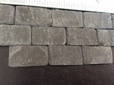 Minature Floor Tiles Real Natural Slate Weathered Old Purple Ebay