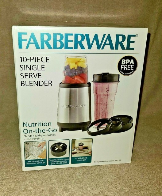 Farberware 10Piece Single Serve Blender Set W for sale online eBay