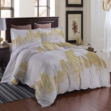 Yellow Room Grid 3D Printing Duvet Quilt Doona Covers Pillow Case Bedding Sets