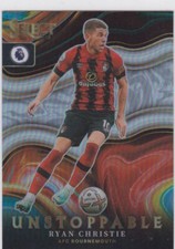 2022-23 Panini Select Premier League Ryan Christie Unstoppable Silver Prizm #15