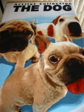 THE DOG Fleece Throw Blanket New