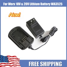 WA3520 Battery Charger for Worx 18V  20V Lithium Battery WA3525,WA3575