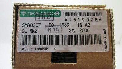 DRALORIC CARBON RESISTOR 1.69 M 1% 